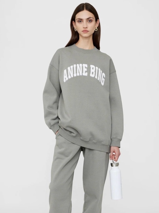 Anine Bing Sweaters - Anine Bing Oversized Crewneck Sweatshirt